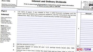 2020 - 2021 Schedule B Interest and Ordinary Dividends