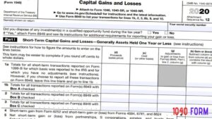 2020 - 2021 Form 1040 | Individual Income Tax Return - 1040 Form